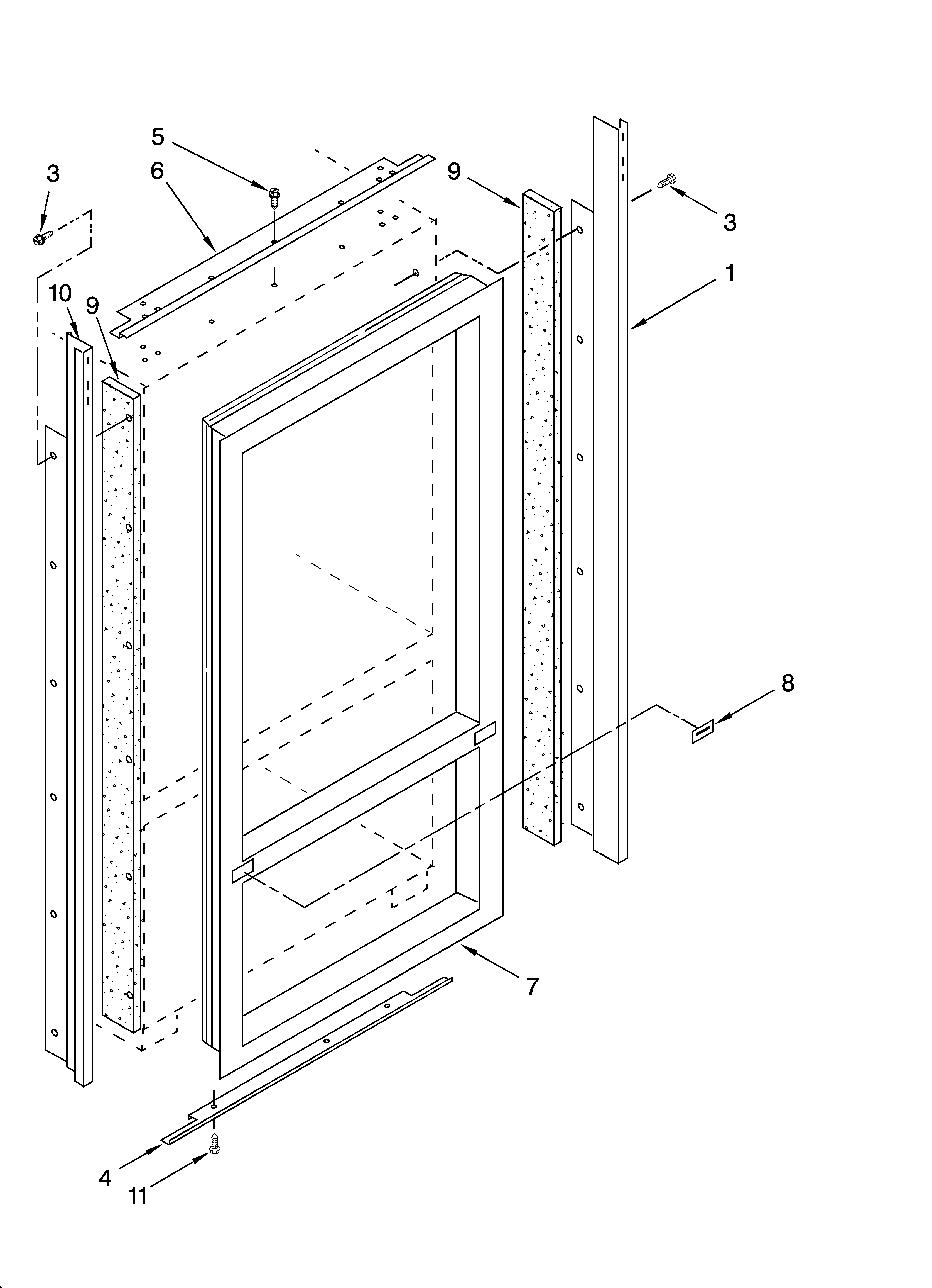 Cabinet and breaker trim parts