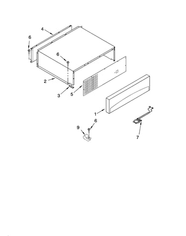 Top grille and unit cover parts