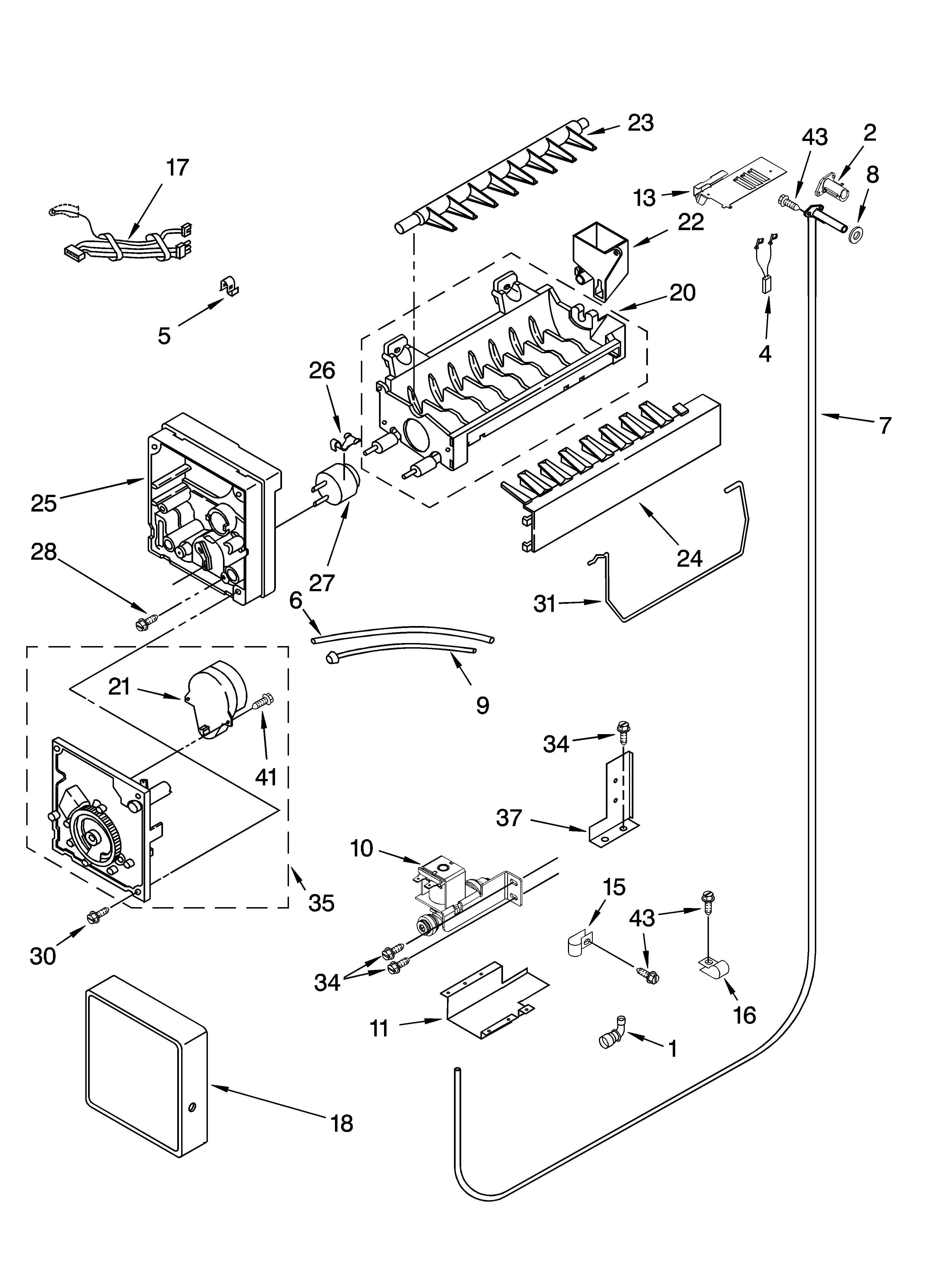 Icemaker parts