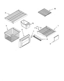 Freezer shelf parts