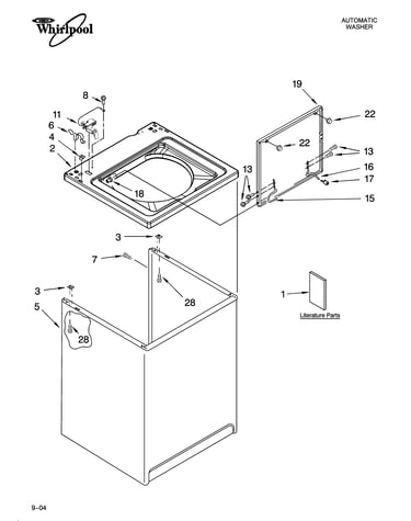 Top and cabinet parts