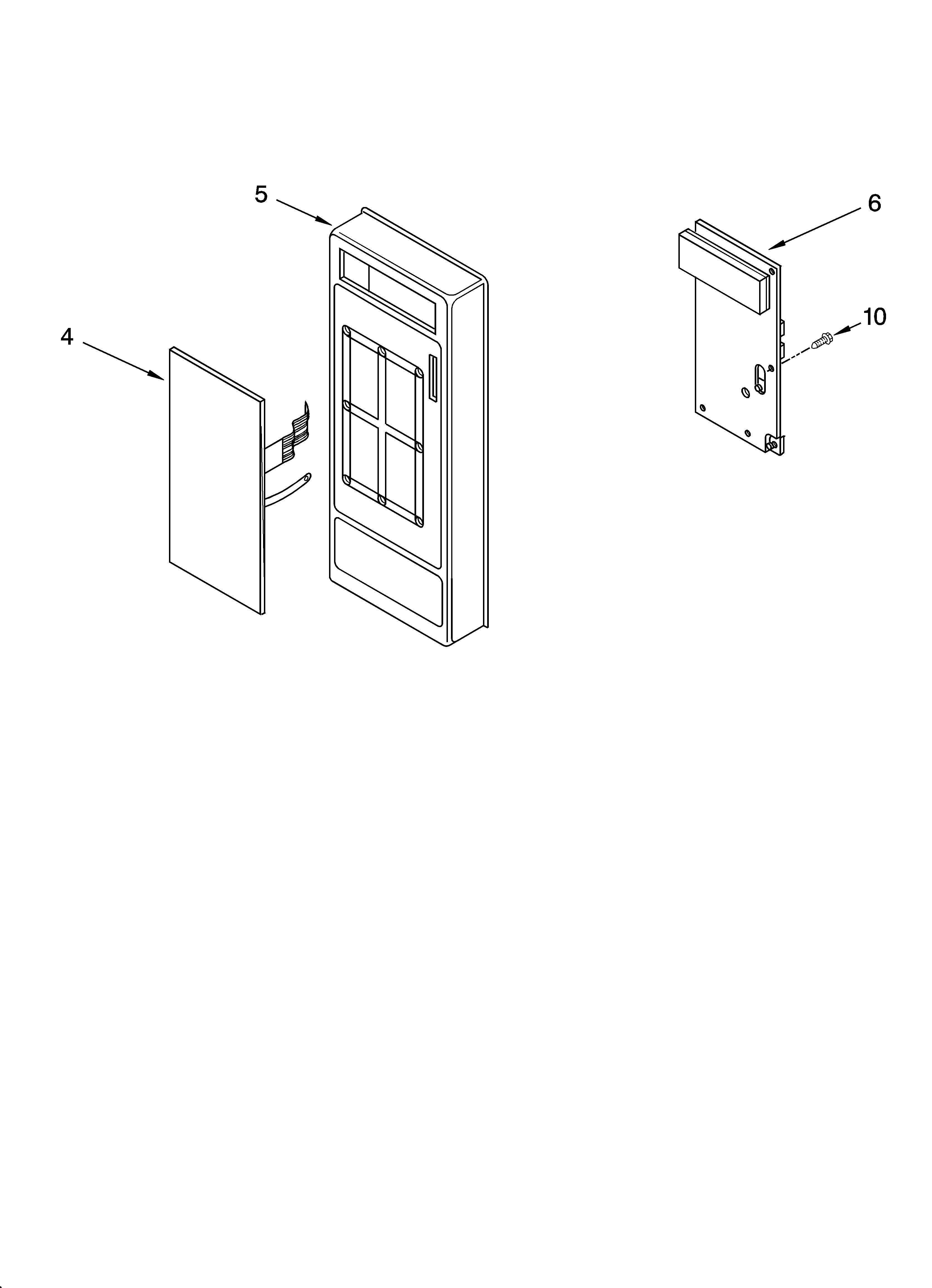 Control panel parts