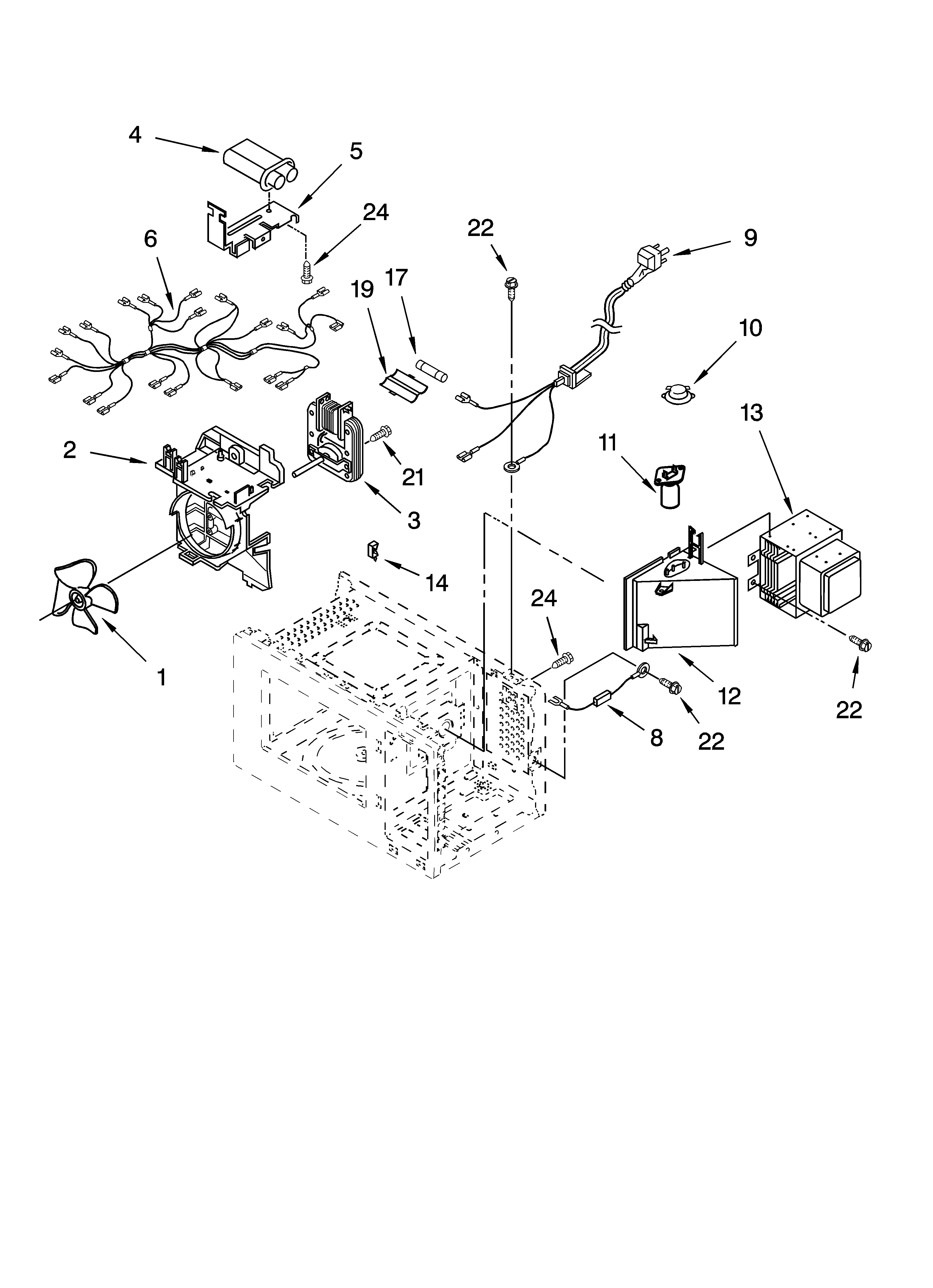 OVEN INTERIOR PARTS