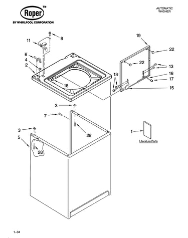 Top and cabinet parts