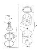 Agitator, basket and tub parts