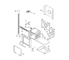 Whirlpool RBD275PDB14 upper oven parts diagram