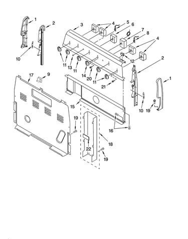 Control panel parts