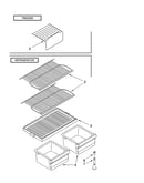 Shelf parts, optional parts (not included)