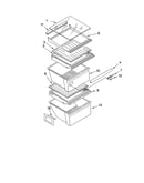Refrigerator shelf parts