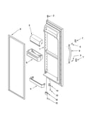 Refrigerator door parts