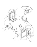 Dispenser front parts