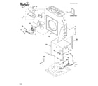 Whirlpool AD25BBR1 air flow and control parts diagram