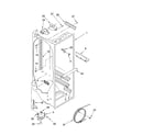 Whirlpool ED5LHGXNS00 refrigerator liner parts diagram