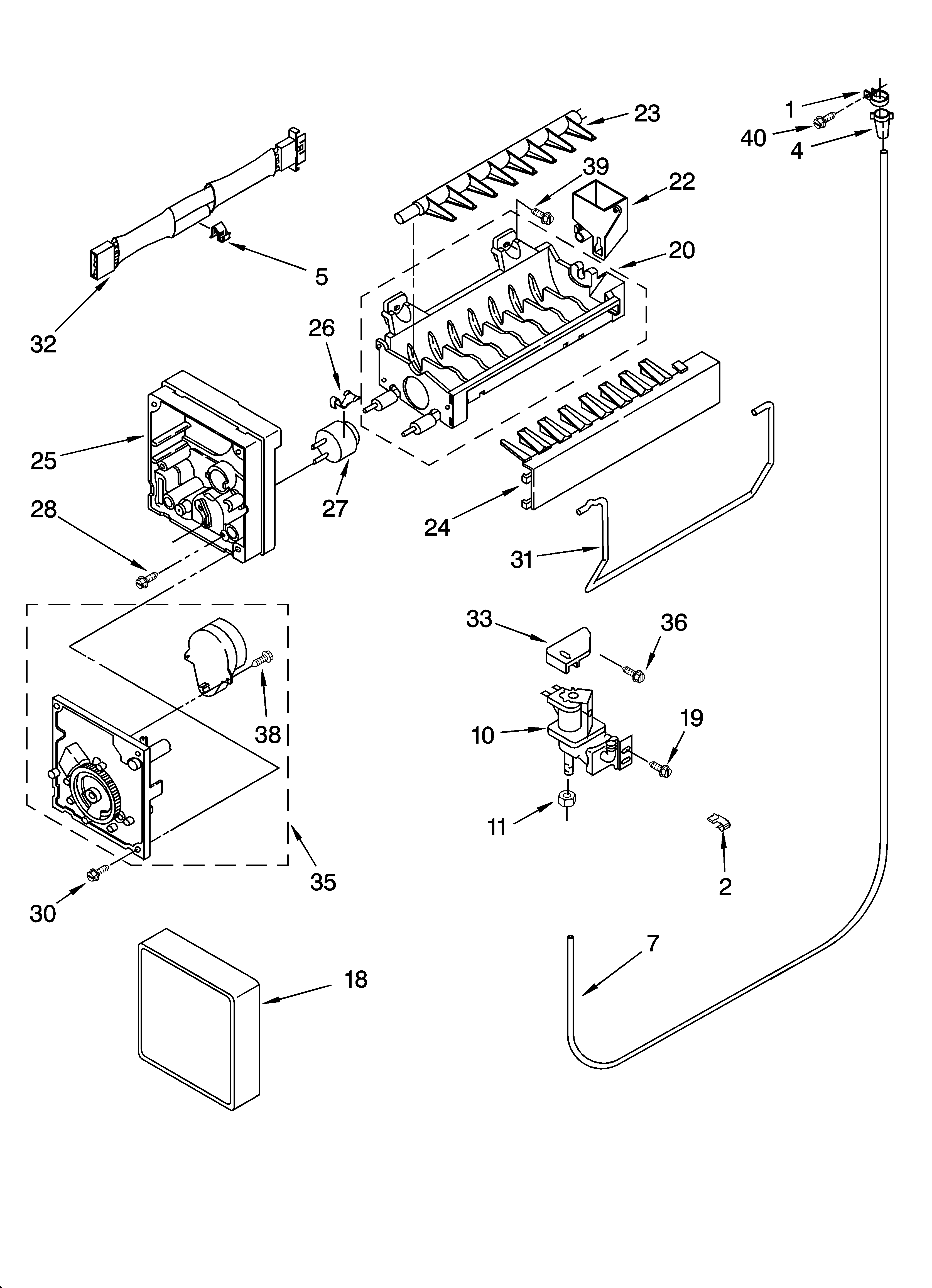 Icemaker parts