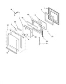 Oven door parts