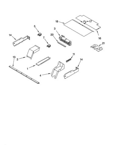 Top venting parts, optional parts