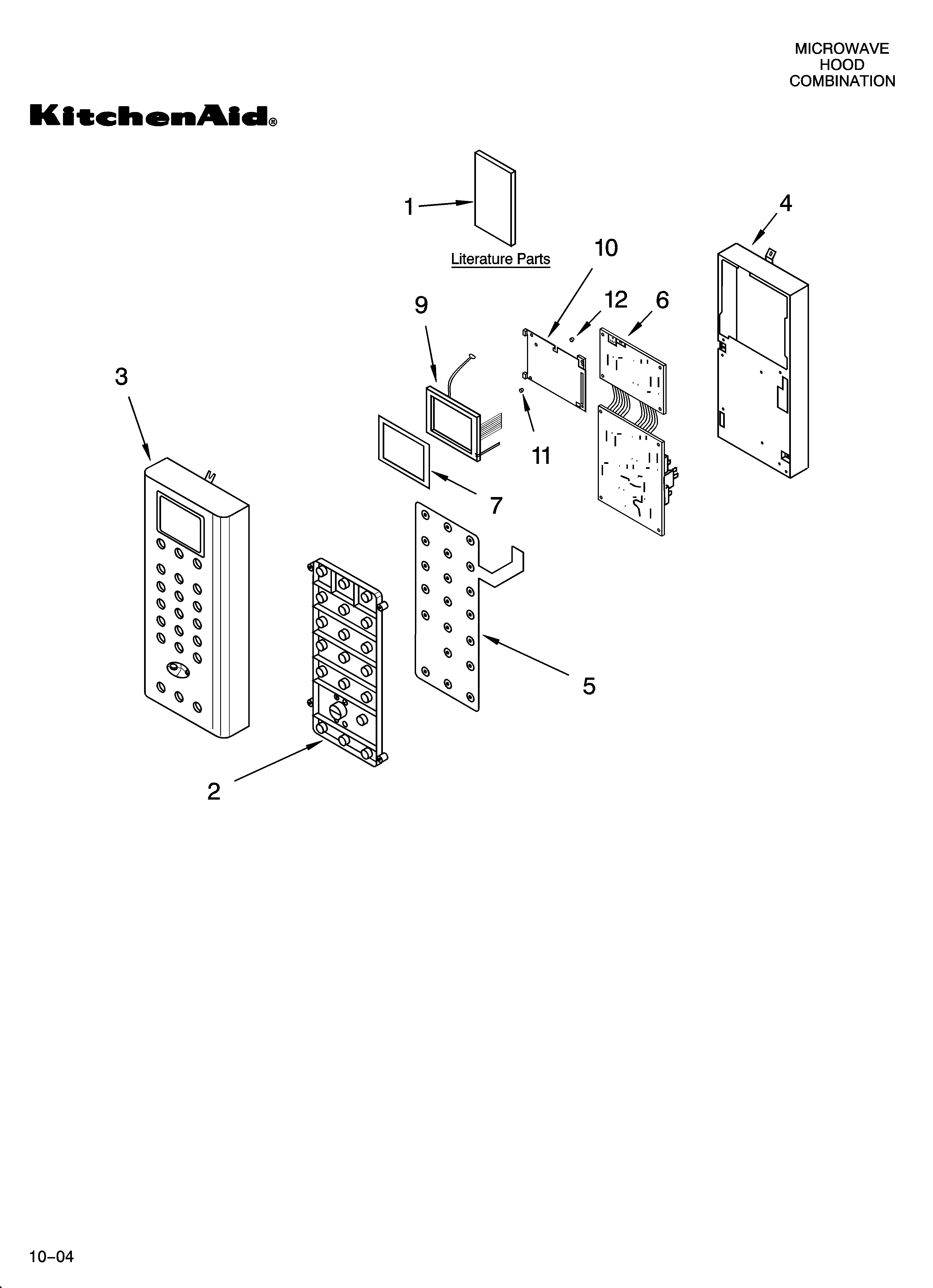 Control panel parts