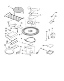 Magnetron and turntable parts