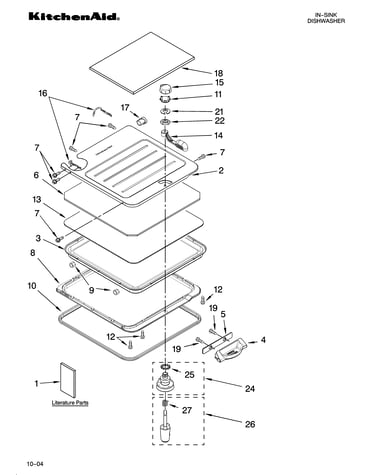 Lid and latch parts