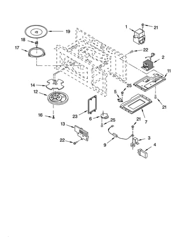 Magnetron and air flow parts