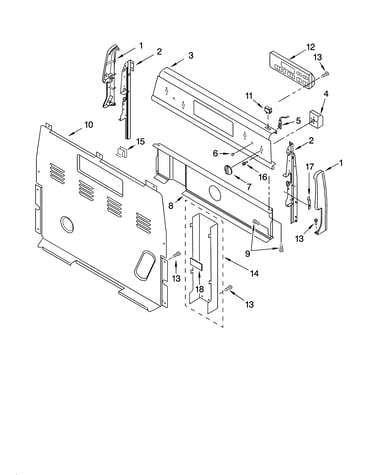 Control panel parts