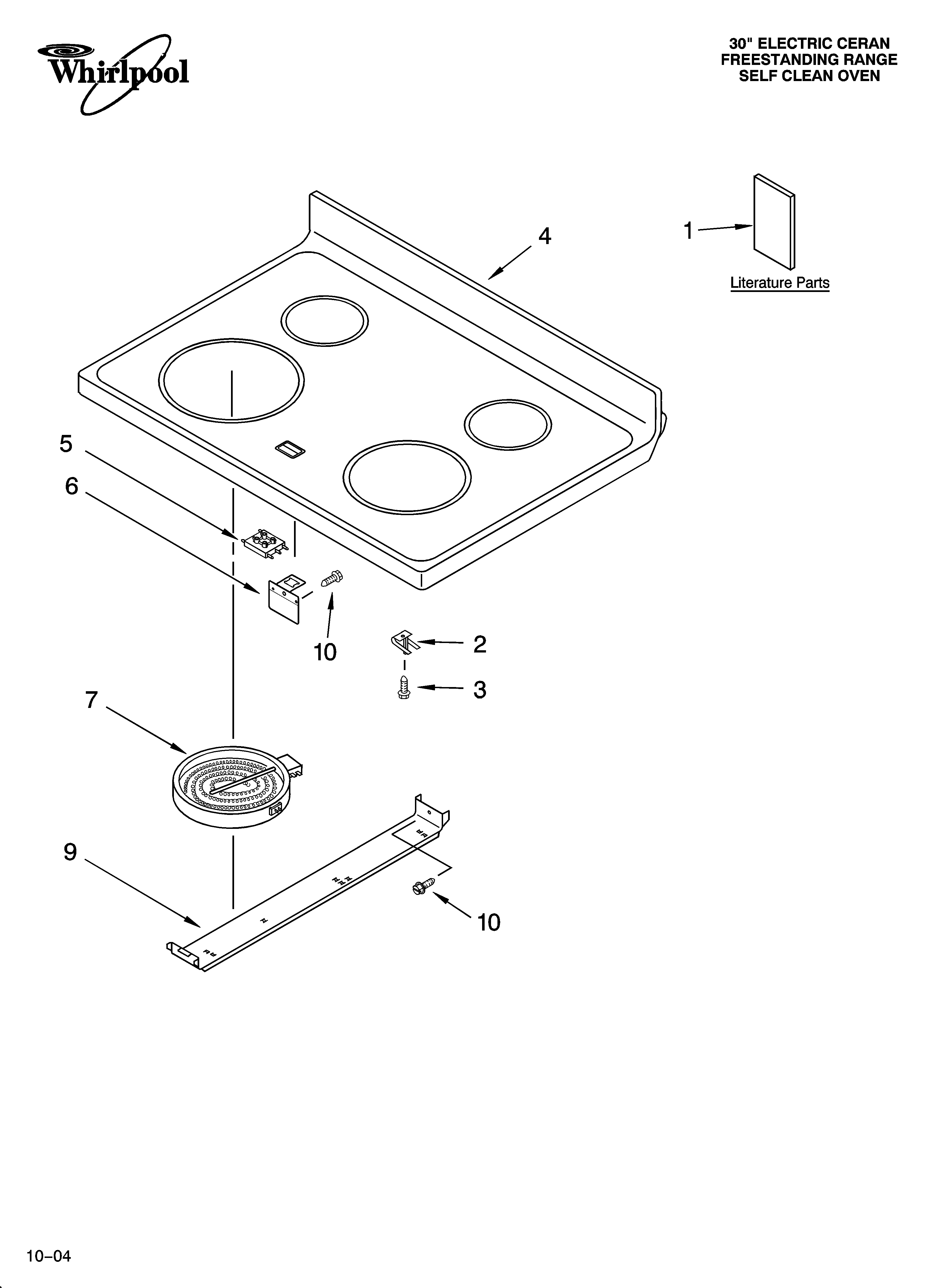COOKTOP PARTS