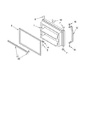Freezer door parts