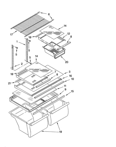 Shelf parts