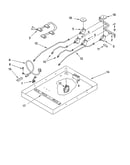 Burner box, gas valves, and switches