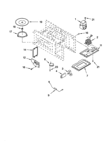 Magnetron and air flow parts