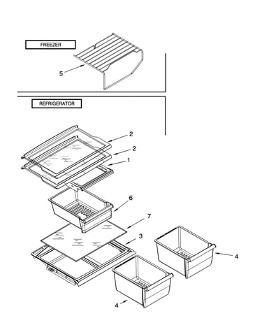 Shelf parts, optional parts
