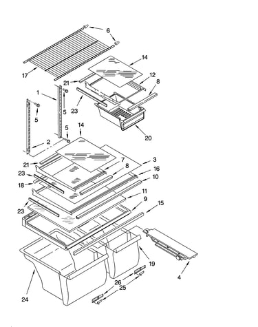 Shelf parts