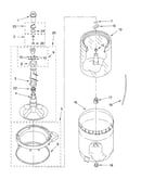 Agitator, basket and tub parts