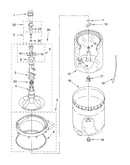 Agitator, basket and tub parts
