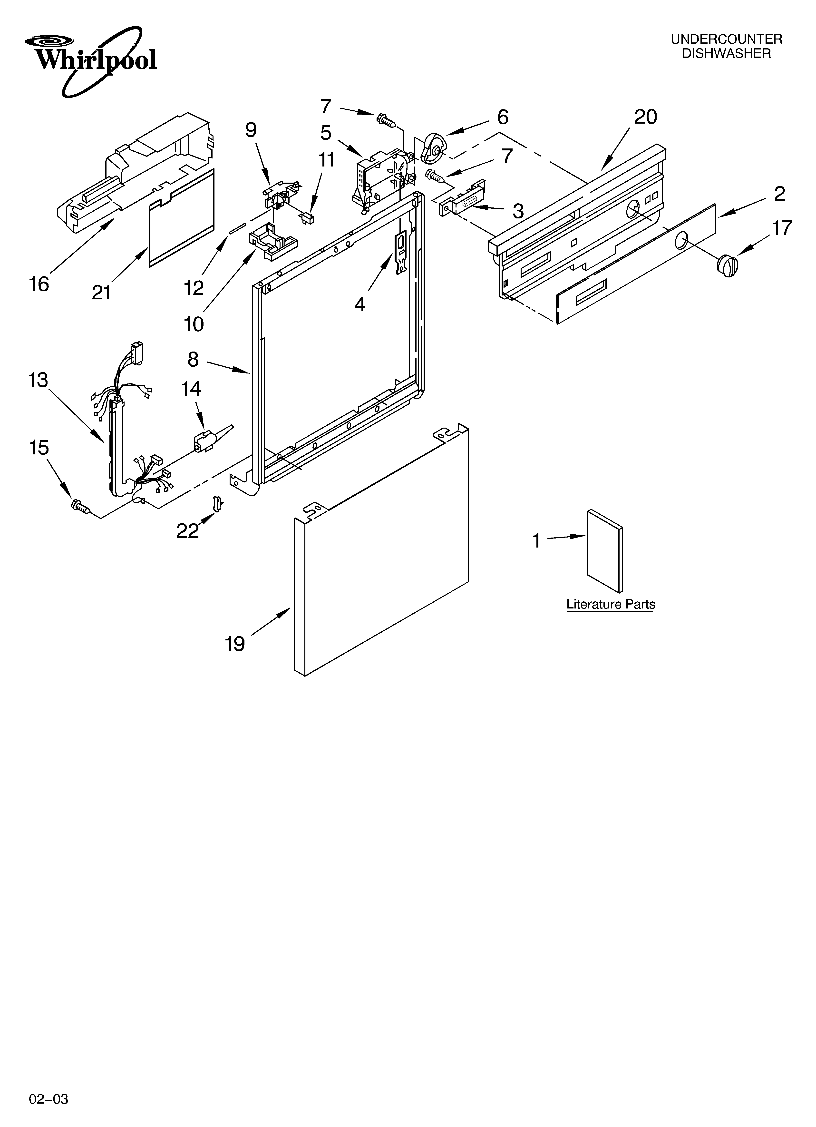 FRAME AND CONSOLE PARTS