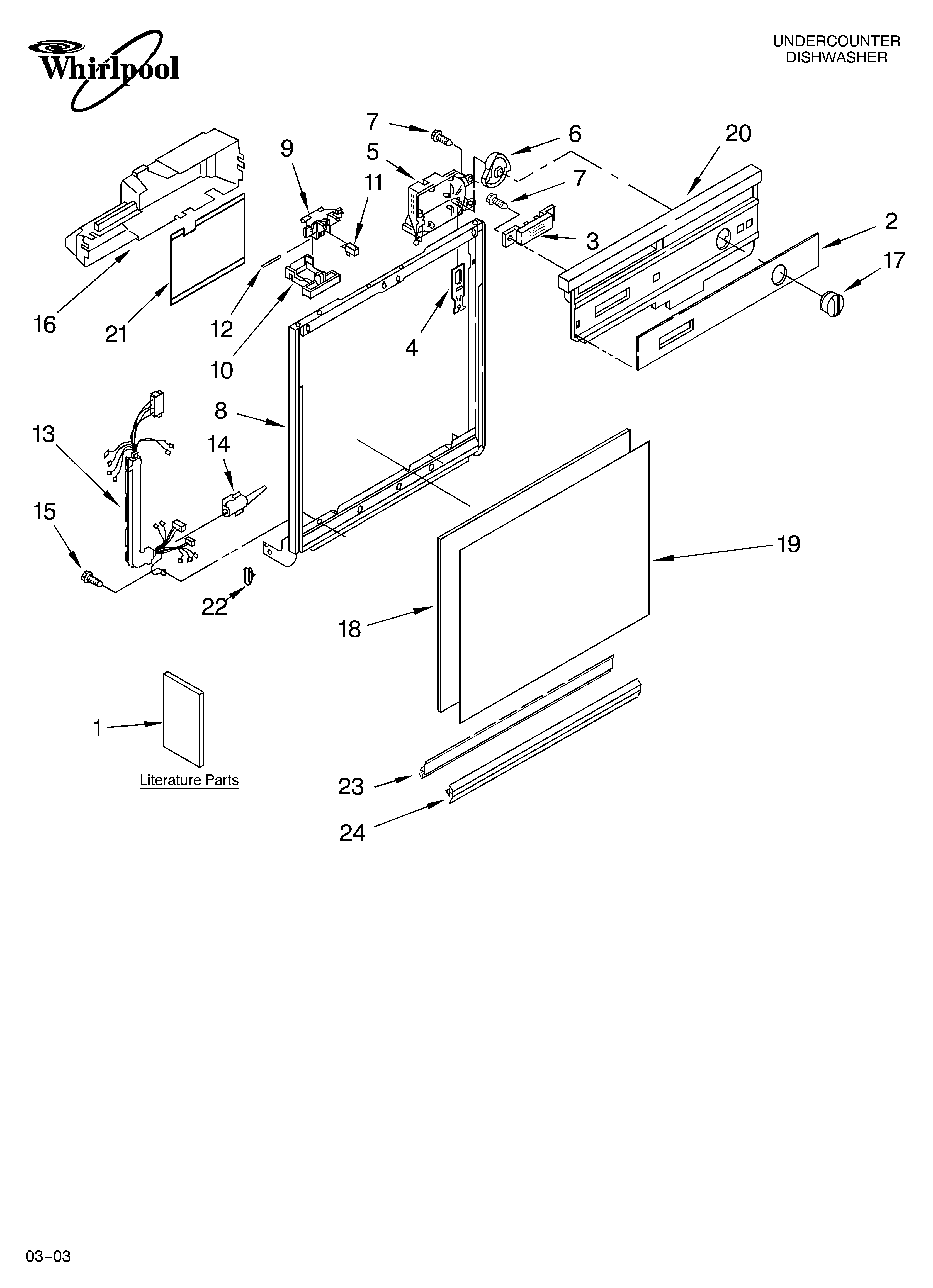 FRAME AND CONSOLE PARTS