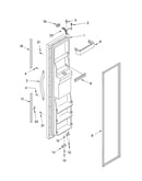 Freezer door parts