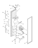 Freezer door parts