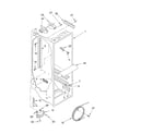 Whirlpool ED5CHQXKQ03 refrigerator liner parts diagram