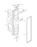 Freezer door parts