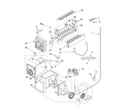 Whirlpool ED5FHEXMQ00 icemaker parts, parts not illustrated diagram