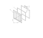 Whirlpool EH100FXKQ01 door parts diagram