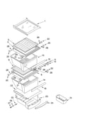 Refrigerator shelf parts