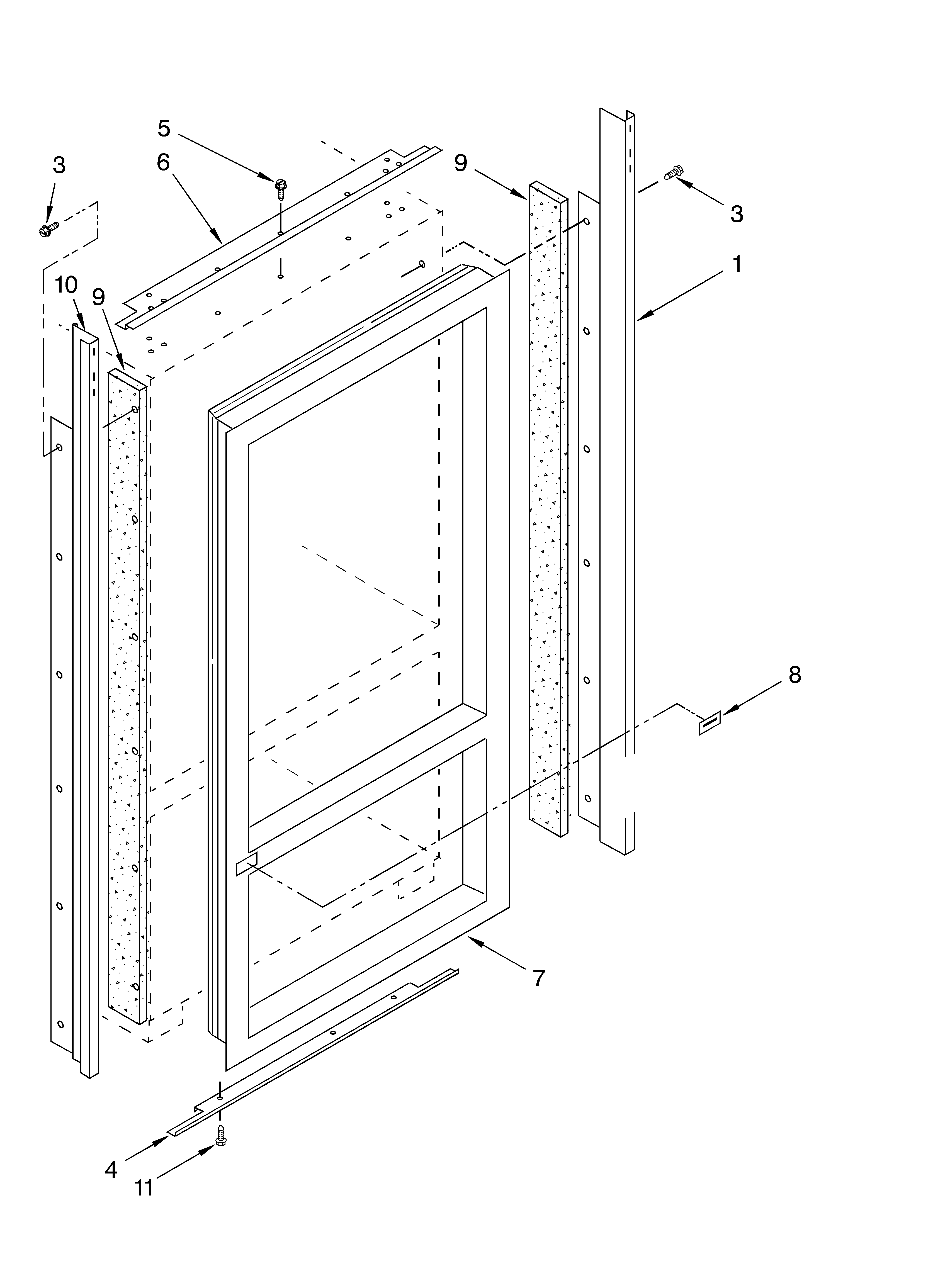 Cabinet and breaker trim parts