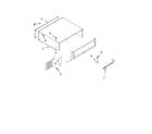 KitchenAid KBLS36FKW02 top grille and unit cover parts diagram