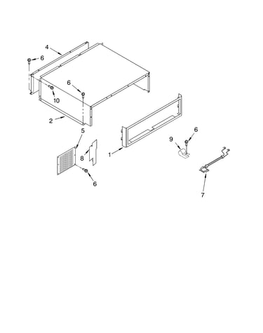 Top grille and unit cover parts
