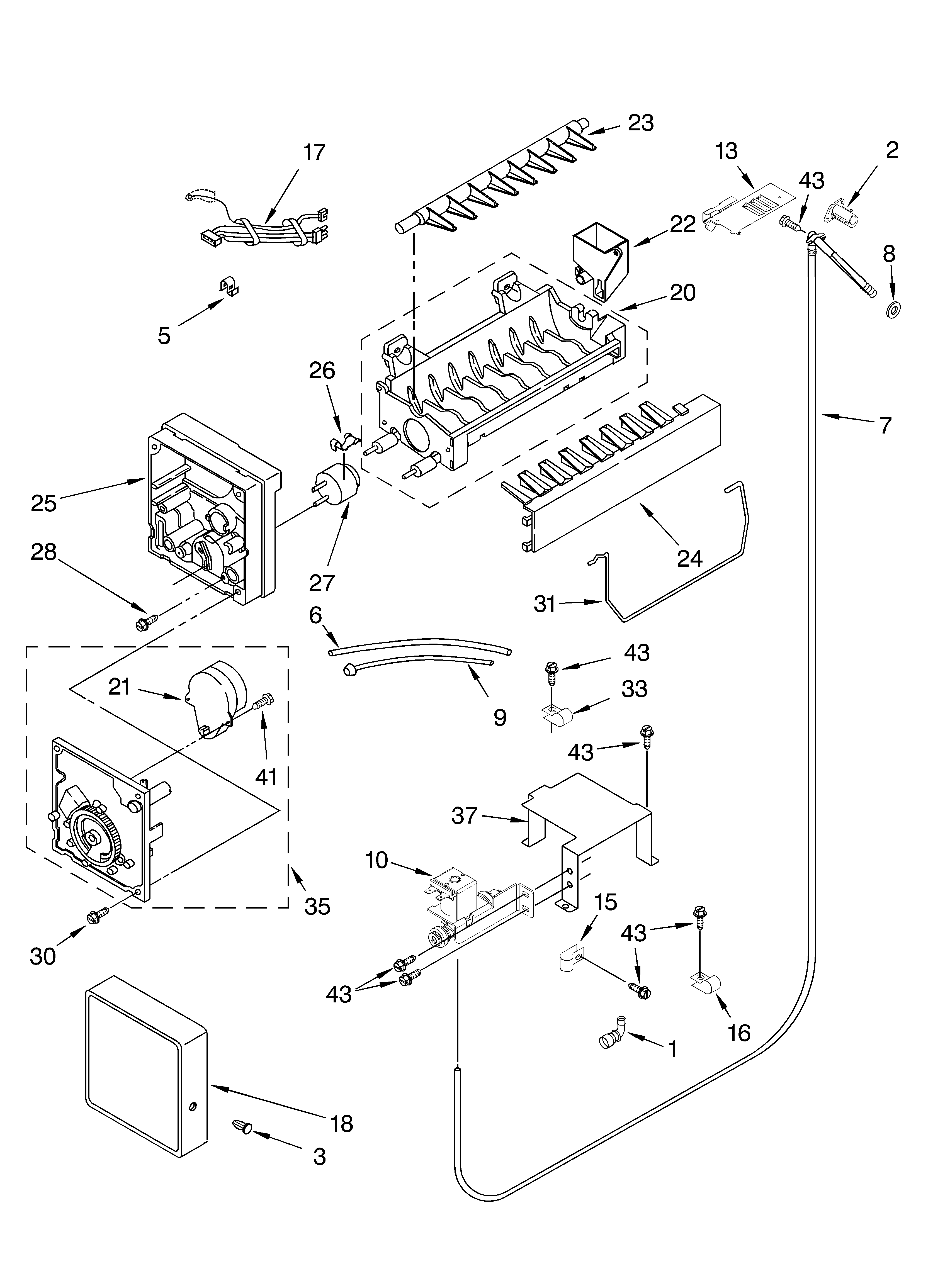 Icemaker parts