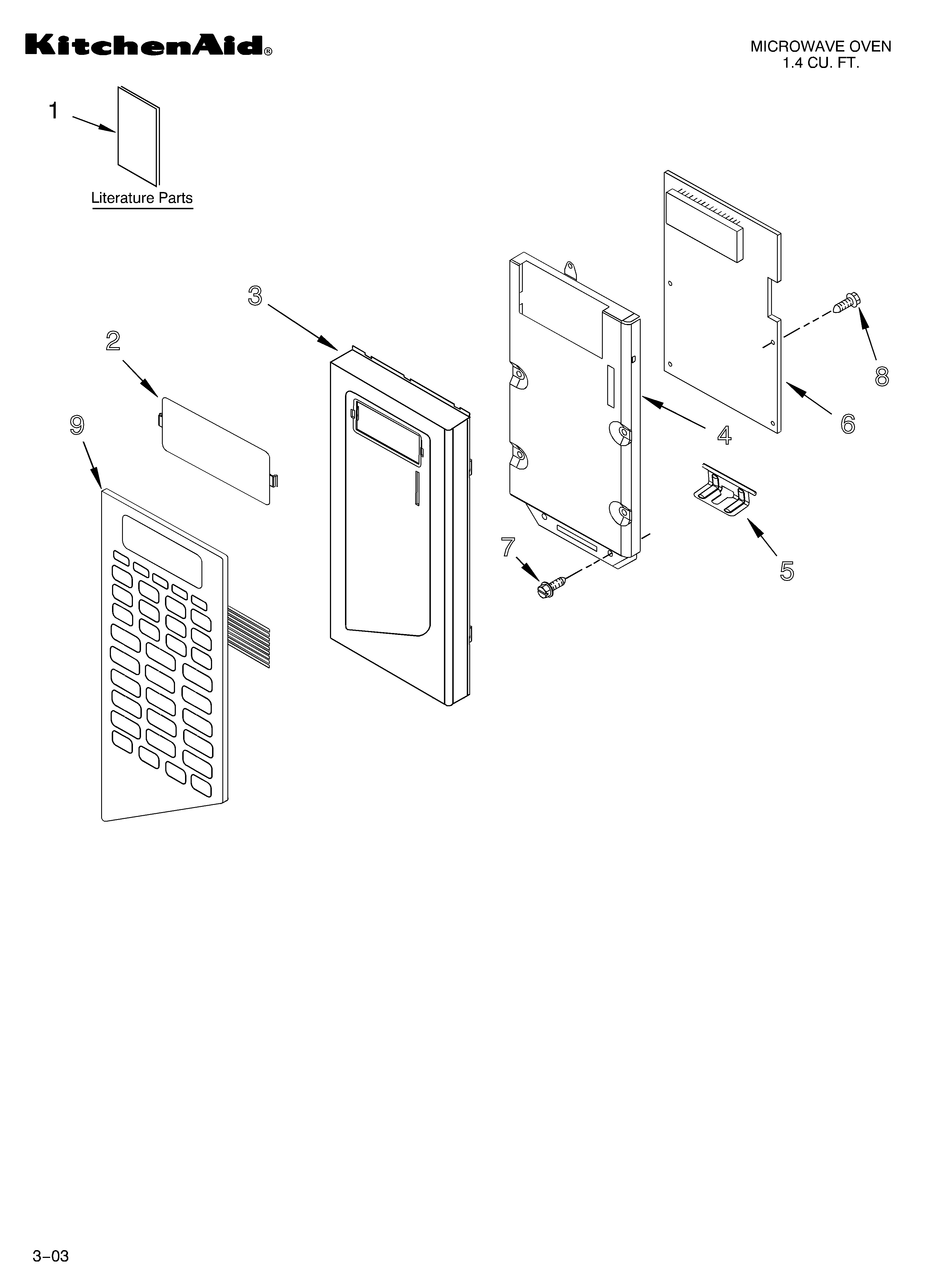 Control panel parts
