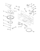 Magnetron and turntable parts
