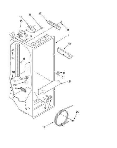 Refrigerator liner parts